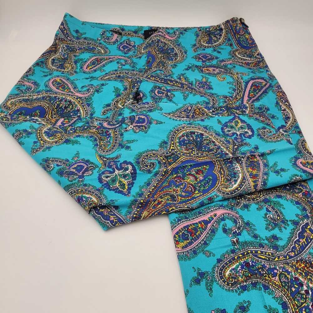 Talbots Signature Paisley Capris